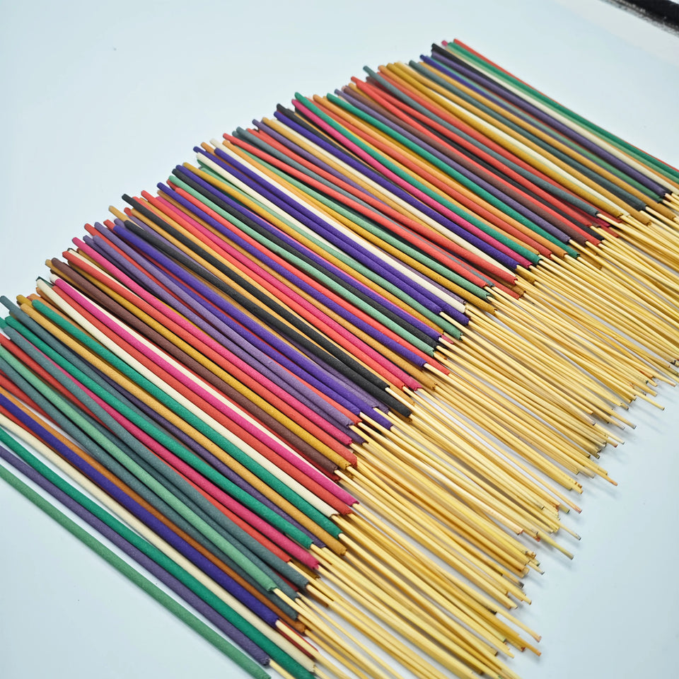 15 Kinds of Essential Oil Infused Aroma Sticks, 60/120/225 Pieces, 22cm, Burn Time 38 Minutes, Coffee, Lavender, Tulip, Lily, Jasmine, Rose, Sage, Ocean, Milky, Cherry Blossom, Dragon's Blood, Sandalwood, Eucalyptus, Vanilla,
