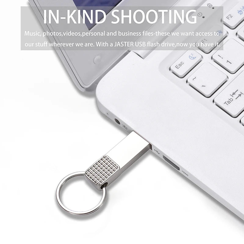 USB Flash Drive Fashion Memory Stick 128GB 64GB 32GB Light Pen Drive 16GB Metal USB Stick 512M Mini External Storage 256MB 128MB