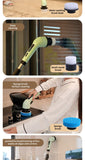 Multi-tool Multifunctional Electric Cleaning Brush, for Rotating Bathroom, Kitchen, Toilet & Automotive Cleaning.