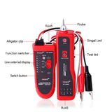 NOYAFA NF-806R Network Cable Tester Ethernet LAN Test Wire Tracer RJ45 RJ11 Line Finder LED Lighting Withstand Voltage
