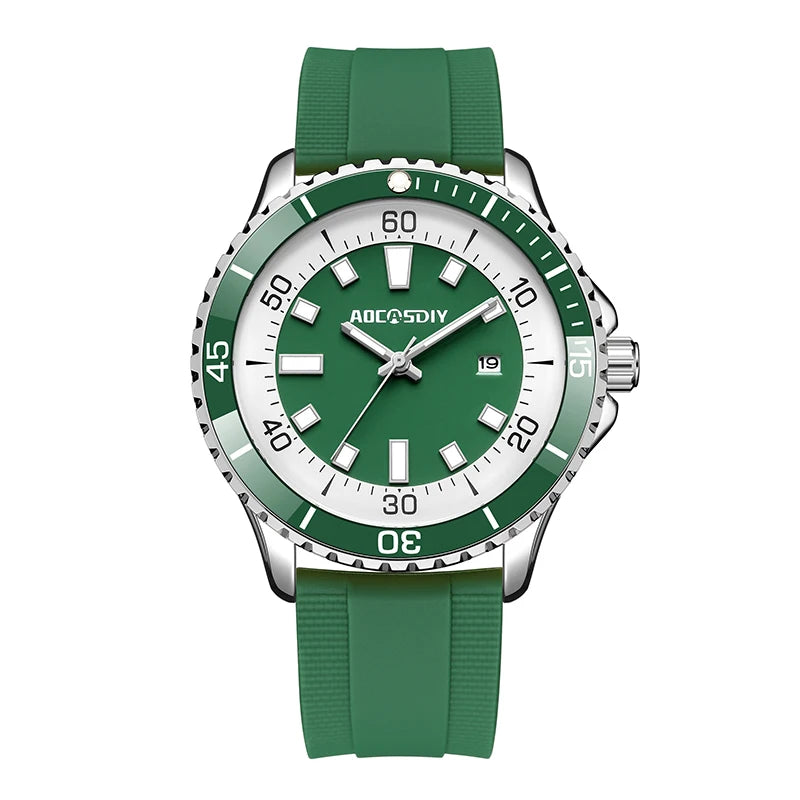 Fashion New Watches for Men Multi Functional Luminous Date Quartz Wrist Watch Man Clock Leisure Sports Waterproof Men's Watch