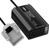 300W Portable Inverter Power Station Compatible for Makita/DW/Milwaukee 18/20V Batteries Smart Transformer Outdoor Work Adapter