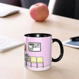 Pink Doctor Nurse Coffee Mugs DIY Customized Enfermera En Apuros Ceramic Milk Tea Mug Cup