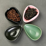 Handmade Ceramic Coffee Bean Dosing Tray Weighing Plate Multi-use Tea Bowl for Coffee Bar Home