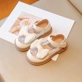 Girl Walking Shoes for Baby Girls Soft Bottom Casual Shoes Spring Autumn Bow Round Toe Princess Dress Soft Sole Non-slip Shoes