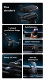 Baseus Car Phone Holder for iPhone Xiaomi Samsung Car Phone Stand Car Mount with Hook Clip Auto Locking Easy Install