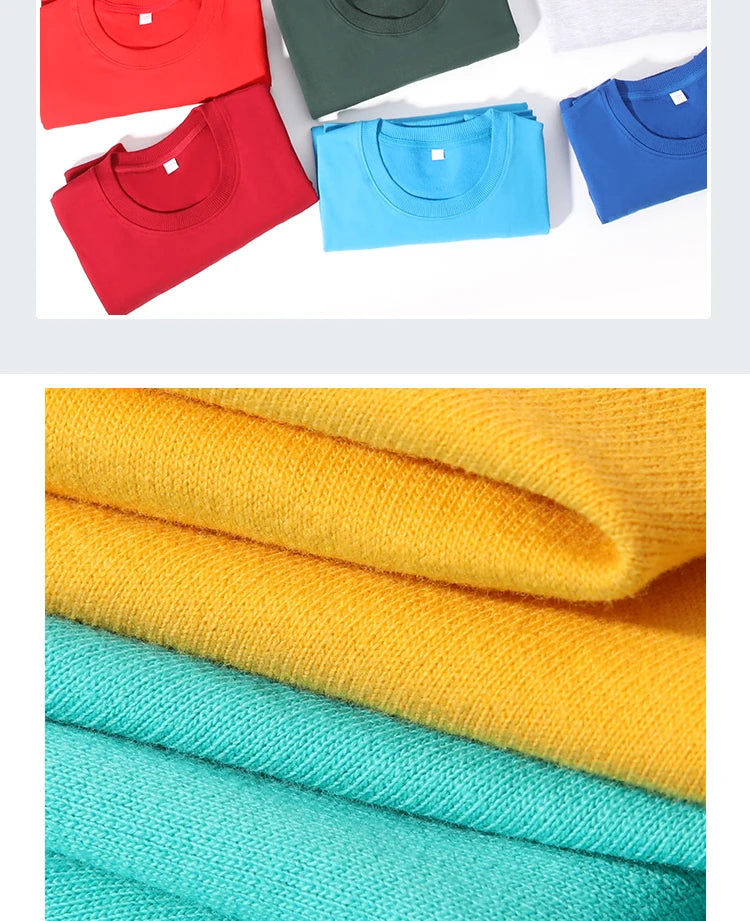 Autumn O-Neck Cotton Women's Sweatshirt Hoodies Basic Loose Casual Women Pullover Solid Sweatshirt Ladies Tops Factory Wholesale