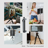 LEAPLIGHT Universal Aluminum Tablet Phone Stand Holder Clip Tripod Adjustable Bracket for Phones Ipro Tablets Tablet Holder
