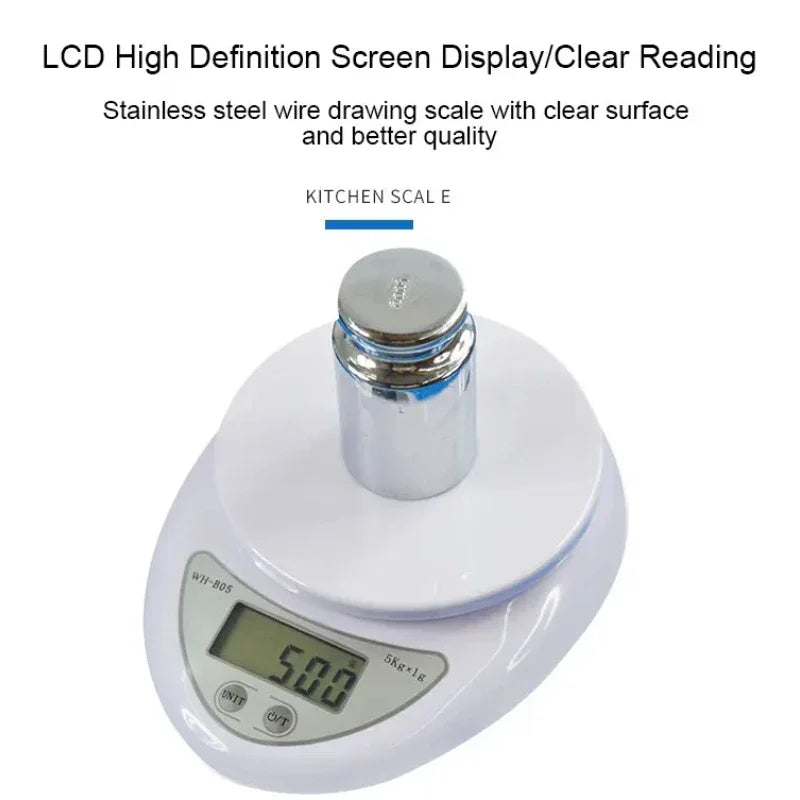 5kg/g Portable Digital Scale Scales Food Coffee Balance Measuring Weight Kitchen Electronic Small Scale Weighing In Grams