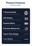 Shaver for Men Electric Shaver Bald Head Shaver 5 in 1 Hair Clipper for Bald Man Beard Trimmer Shaving Machine Bald Head Razor 7