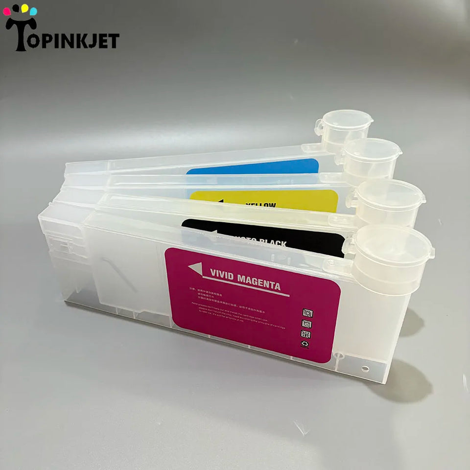 220ml Refillable Ink Cartridge With Funnel For Roland Mimaki Mutoh Large Format Printer