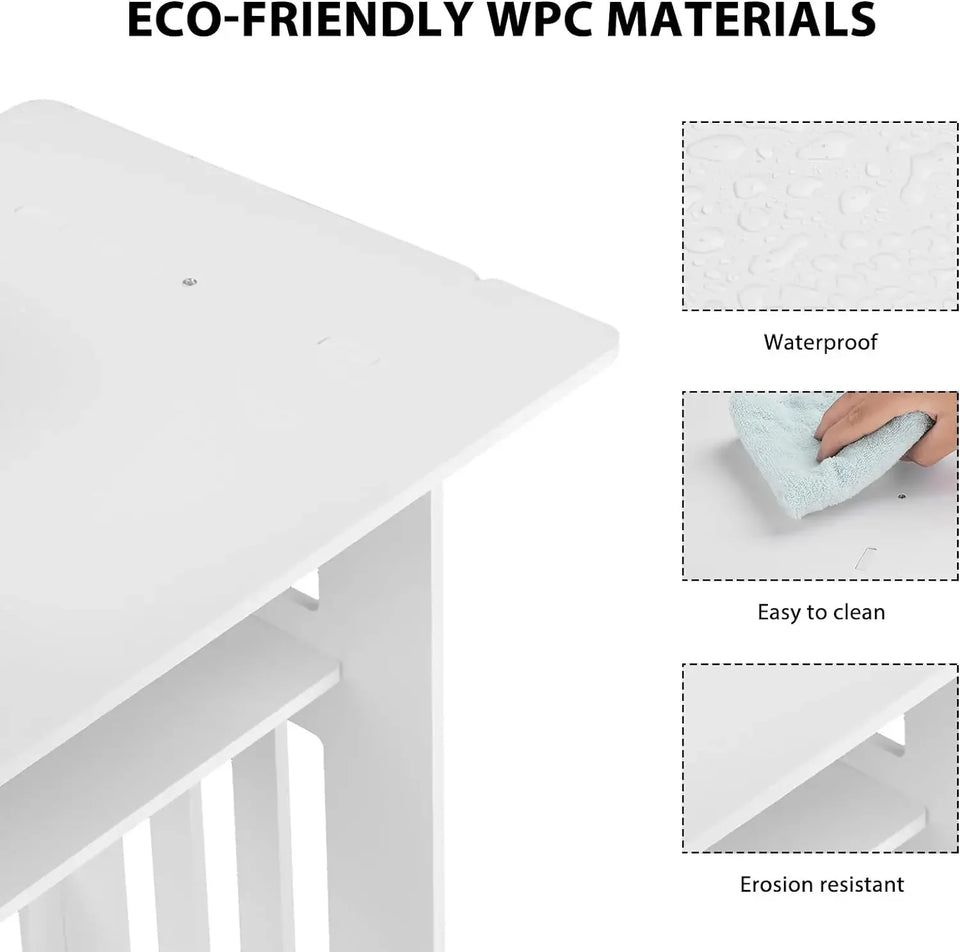 Small Bedside Table Sofa Side Table Living Room Cabinet Side End Coffee Tea Table Nightstand Storage Shelf Bedroom Furniture