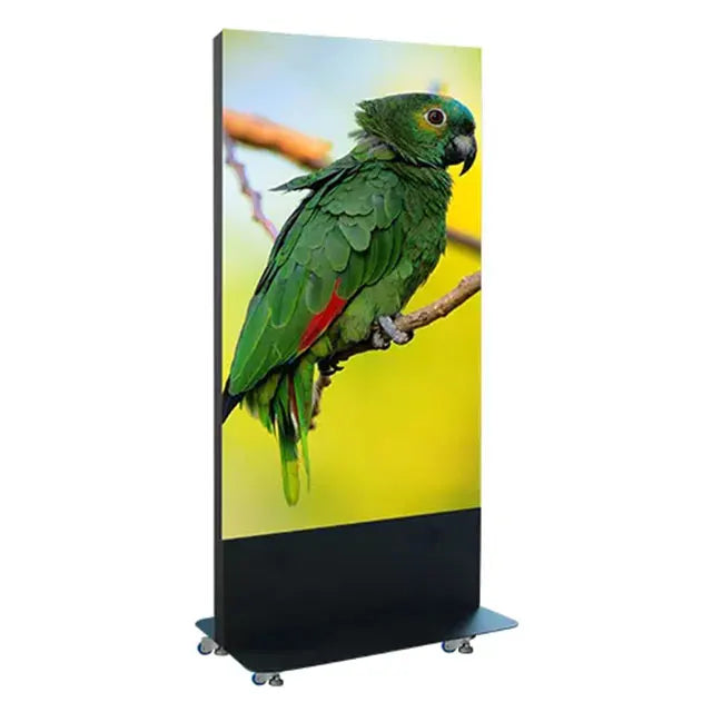 Retail Store Showcase Led Poster Display Indoor Portable Advertising Standing Led Screen for Shopping Mall