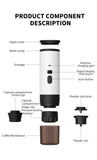 Wireless Electric Portable Espresso Coffee Machine High-capacity For Car & Home Camping Coffee Maker Capsule Powder Travel New