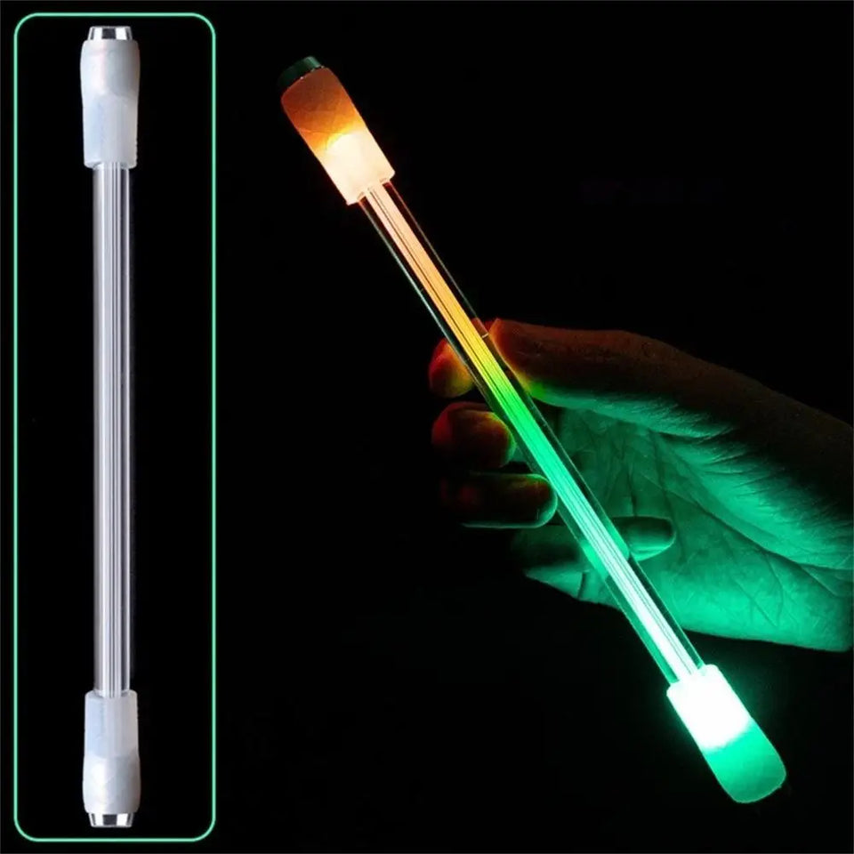 Creative Antistress LED Flash Anti-slip Stress Reliever Writing Tools Spinning Pen Spinner Toy