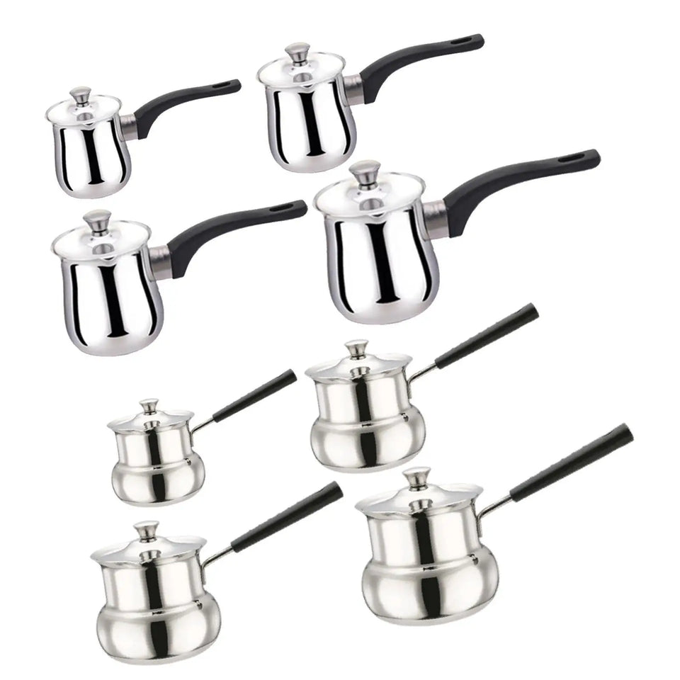 Coffee Pot with Handle Butter Melting Pan Milk Butter Warmer Pot Coffee Maker for Camping Home Kitchen Office Restaurant