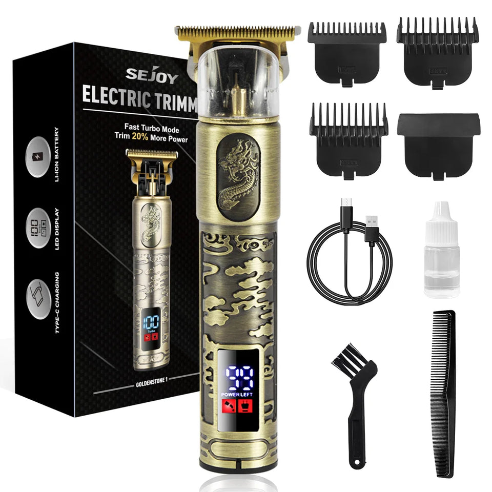 SEJOY Electric Hair Cutting Machine Adjustable Precision Professional Hair Clipper For Men Adults Kids Cordless Hair Trimmers
