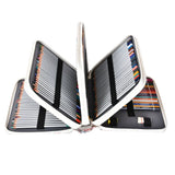 200 hole portable canvas pencil case, pencil stationery shockproof storage bag, large capacity stationery box