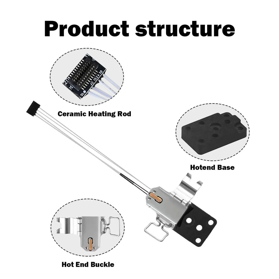 Suitable for A1Mini/A1 hot end heating assembly, thermistor temperature sensor, for Bambu Lab3d printer accessories