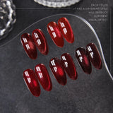 Vendeeni 5 Colors/Set Crystal Cat Eye Gel Nail Polish Semi Permanent Sparkling Magnetic UV LED Soak Off Gel Varnish With Display
