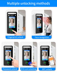 AI-Powered Biometric Fingerprint and Face Recognition 4.3in Turnstile Card Reader for Time Attendance and Access Control
