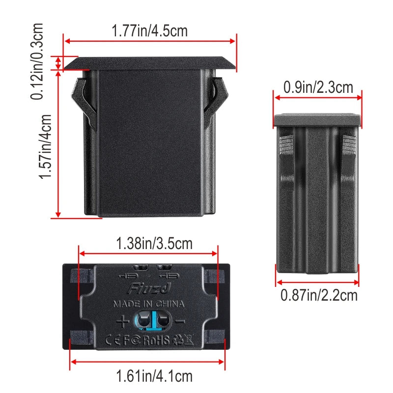 Quick Charge 3.0 USB Socket Outlets usb 12v automotiva car usb charger fast charge QC3.0 Car Socket Adapter for RV Boat