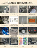 Outdoor Food Cart Street Lunch Kiosk Coffee Carts Mobile Food Trailer Food Truck Manufacturing for Outdoor Use