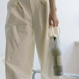 Resin Handle Wine Storage Bag Portable Czech Diamond Hand-carrying Gift Packaging Shiny Handwoven Bags Bottle jacket