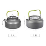 Portable Outdoor Water Kettle Water Pot Teapot Coffee Pot Indoor Aluminum Alloy Tea Kettle Outdoor Camping Hiking Picnic Pot