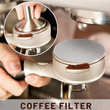 Coffee Filter Holder Stainless Steel Reusable Dripper Fine Mesh Cone Coffee Strainer Espresso Coffee Puck Screen Barista Tool