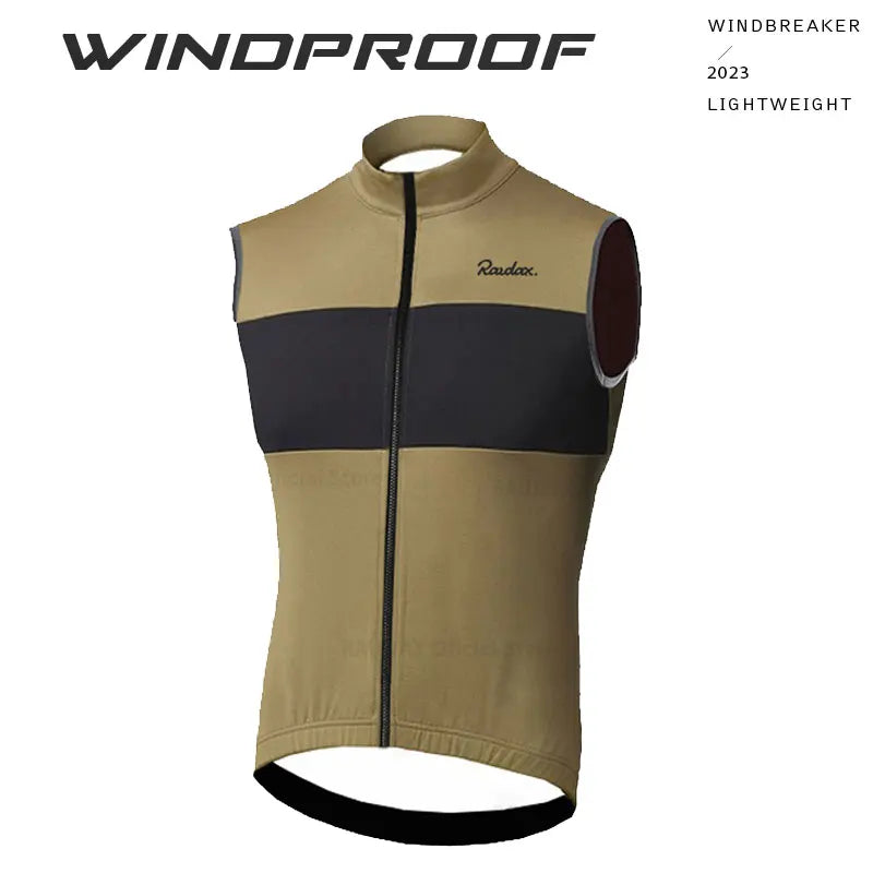 2025 RAUDAX New Cycling Sweatshirt Summer Windproof Lightweight Sleeveless Men's Mountain Bike Tops Racing Gilet Ropa Ciclismo