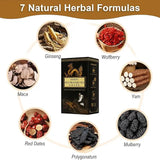 Ginseng Herbal Tea with Red Date Wolfberry Mulberry Natural Organic Herbal Blend Daily Wellness Drink 20 Tea Bags