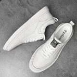 Genuine Leather Men Skateboard Shoes Youth Sneakers Designer Brand Vulcanize Footwear Fashion Male Casual Shoes New Trend Flats