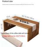 Japanese Style Pure Bamboo Foldable Coffee Table Real Wood Tatami Low Sitting Floor Mat Small Tea Table Window Seat Table