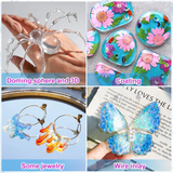 1.76oz UV Resin kits with lamp Epoxy Resin Glue  waterproof, UV-enhanced curing DIY Jewelry Making High Transparency Fast Drying High Hardness For Bonding Glass Metal Wood DIY Crafts Decor 1-5pcs.