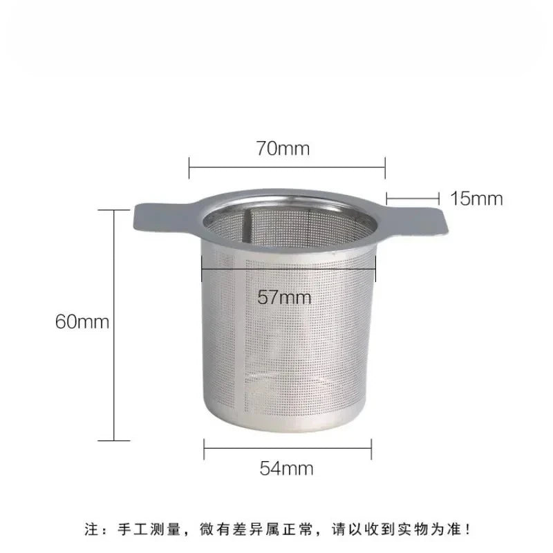 Tea Infuser with Handle , Stainless Steel Tea Diffuser Fine Mesh Filters , Hanging On Teapots Mugs To Steep Loose Tea