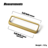 Goo-Ki Brushed Brass Cabinet Handle Antique Three-dimensional Finger Pulls Wardrobe Drawer Long Handle Nickel Drawer Pulls