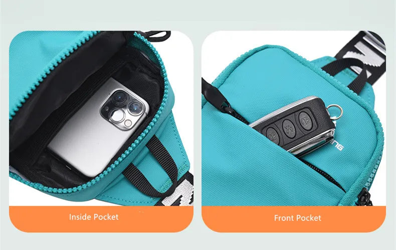 small chest bag women travel mobile phone bag outdoor Sports bag for men mini sling shoulder bag female messenger bag girl gift