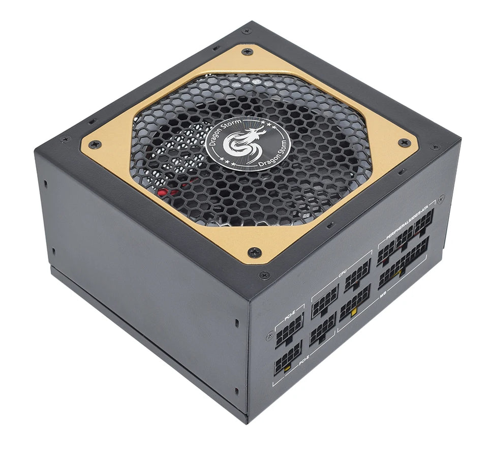 JULONGFENGBAO ATX 850W Full Modular RGB 80Plus Gold 20+4Pin 12V PSU Professional E-Sports Video Game Computer PC Power Supply