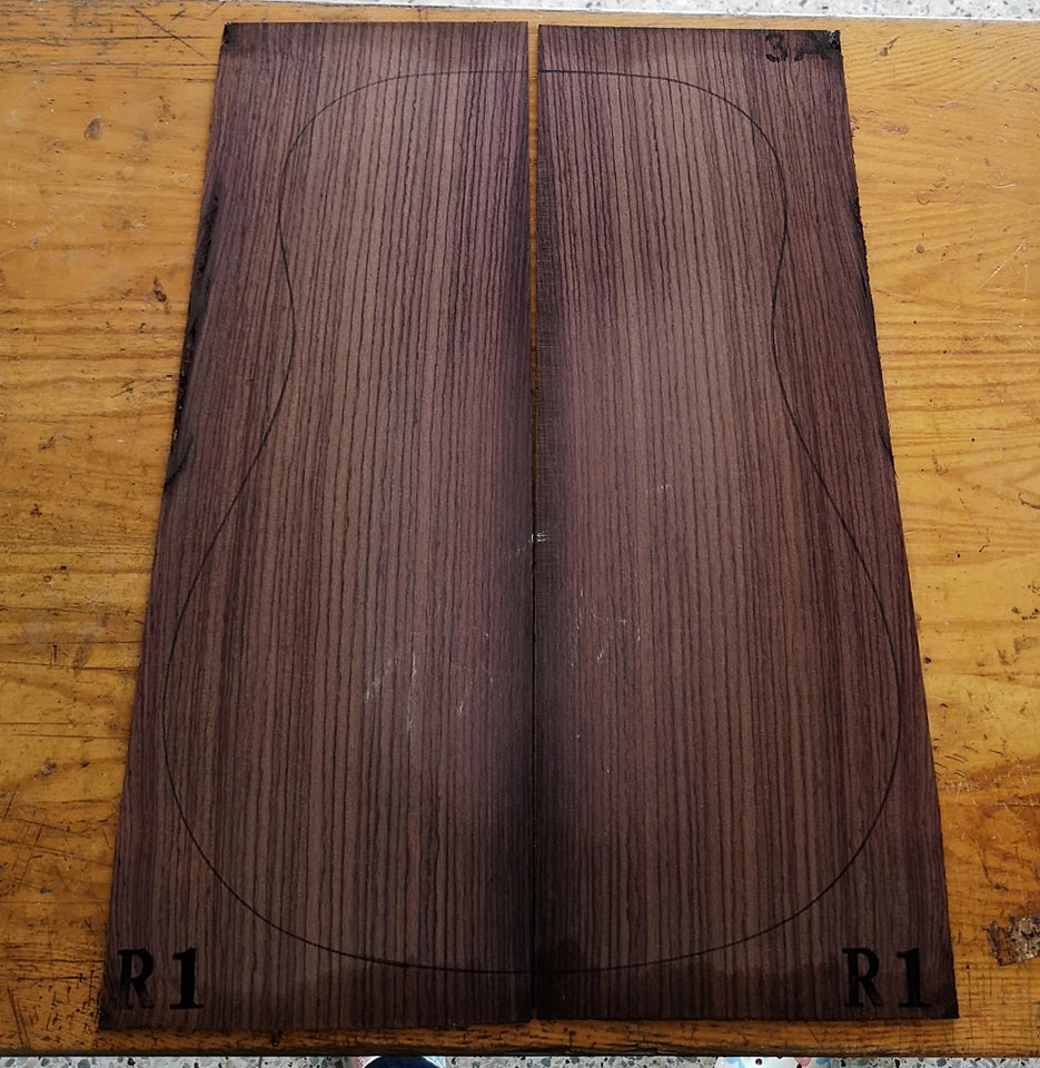 AAA Grade India Rose guitar back/side board All-Solid acoustic Guitar making material accessories Solid Woods Number selection