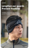 ROCKBROS Outdoor Cycling Headband Ear Warmer Men Winter Cycling Workout Windproof Double Layer Warm Earmuffs Headwear Sweatband