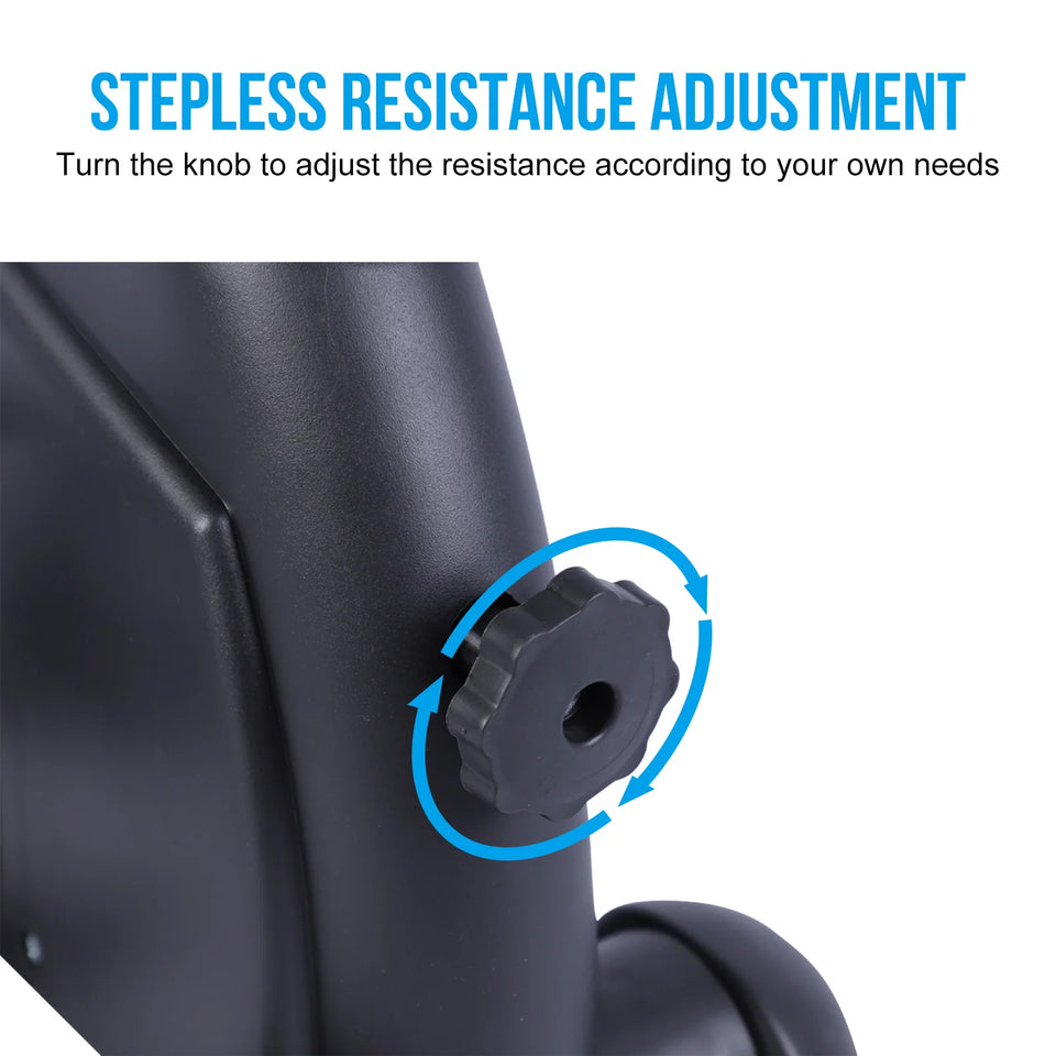 Stepper Exercise Bike LCD Screen Portable Multi-Function Foot Pedal Exerciser Peddler for Leg Arm and Knee Trainer Home Office