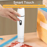 Electric Vacuum Sealer Pump Rechargeable Portable Sealing Machine Air Pump with Reusable Vacuum Sealer Bags Food Packaging Bag