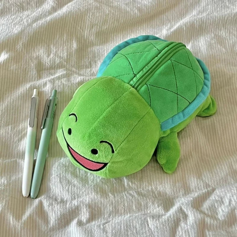 1Pcs Creative Sea Otter Plush Doll Pencil Case Ins High-attractive Pen Holder Cute Pencil Pouch Bag School Supplies Stationery