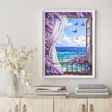 Sea Sailboat 5D Diamond Painting Kit Seaside Scenery New Arrivals Mosaic Cross Stitch DIY Home Decor Gift for Adult Beginners