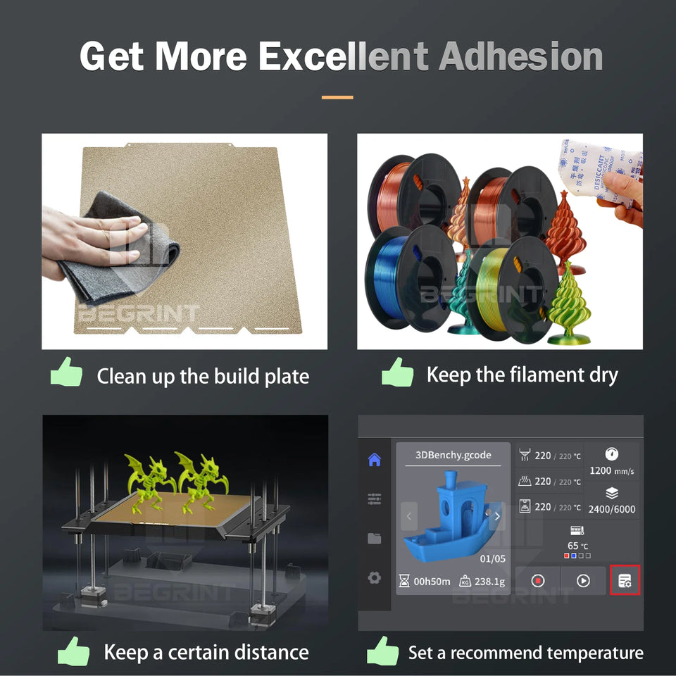 Build Plate For Snapmaker U1 Upgrade Accessories Build Plate Smooth PEI Steel Plate Super Adhension Heat Bed For Snapmaker U1