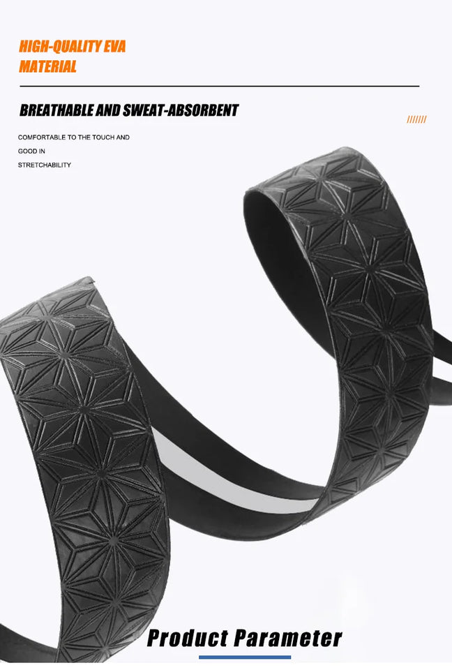 NPY FASHION Handlebar Tape Comfortable Anti-Slip PU Shock Absorbing Handlebar Wrap Tape with Handlebar Plug Cycling supplies