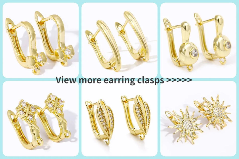 18k Gold Plated Spacer Beads For Bracelet Making,Separators For Beads,Jewelry Fittings,DIY Jewellery Making Supplies Wholesale
