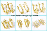 18k Gold Plated Spacer Beads For Bracelet Making,Separators For Beads,Jewelry Fittings,DIY Jewellery Making Supplies Wholesale