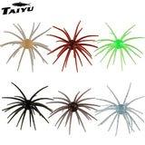 TAIYU 2-Pack Floating Sea Urchin Soft Lures, Bionic Soft Baits, TPE Material Fishing Lures for Saltwater Fishing, Commercial Pon